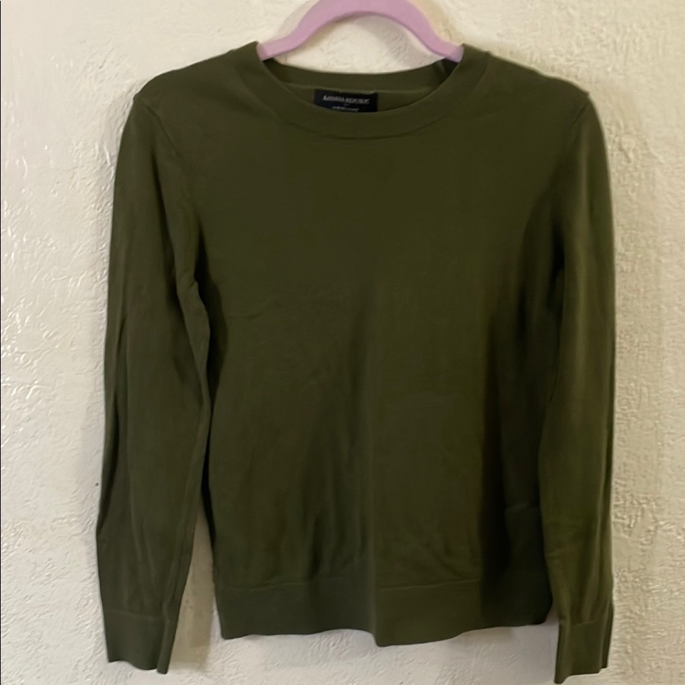 Lands' End Women's Green Sweater